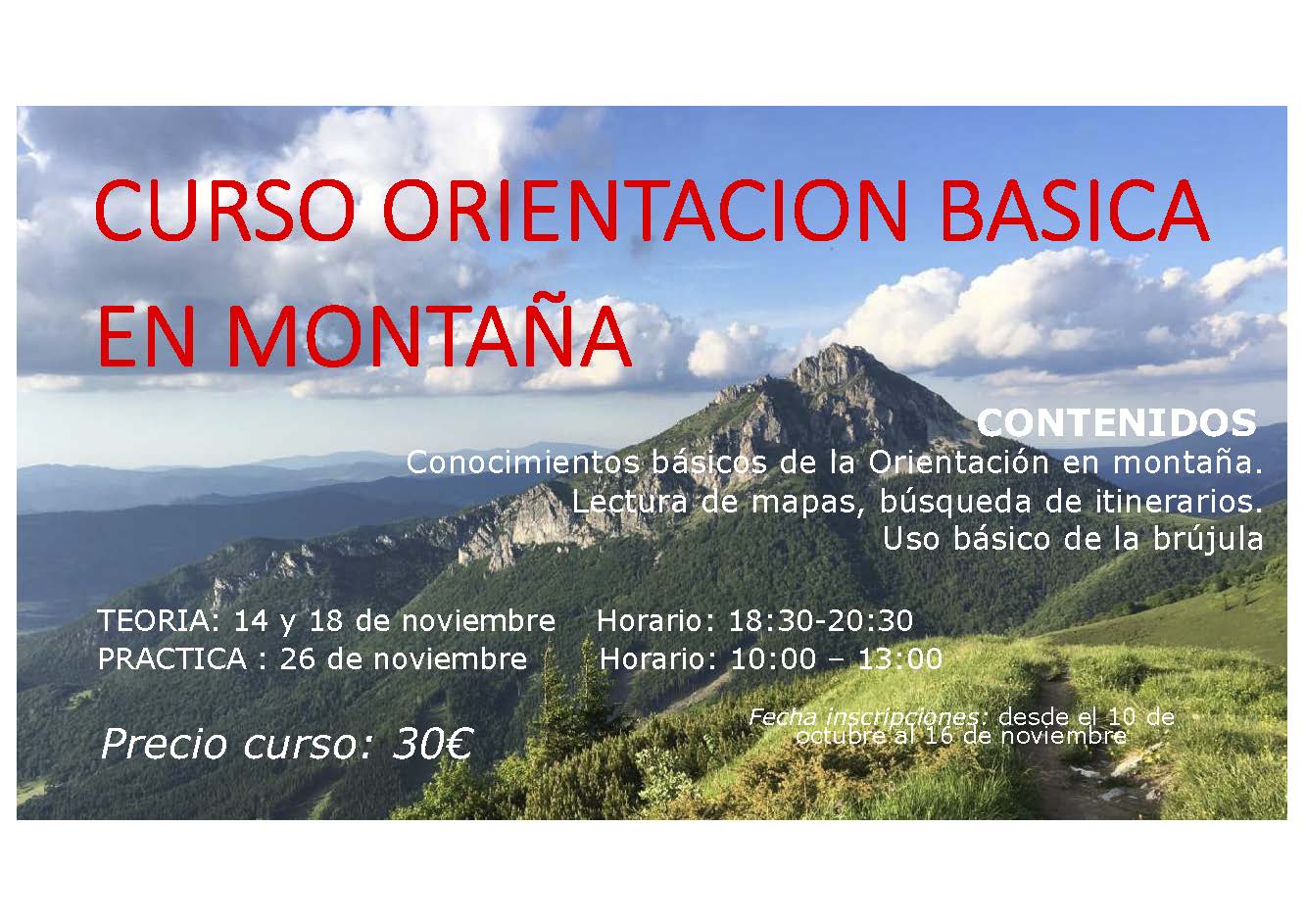 Foto CURSO ORIENTACION